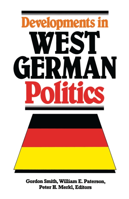Developments in West German Politics, PDF eBook