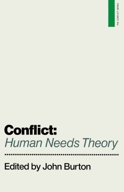 Conflict: Human Needs Theory, PDF eBook