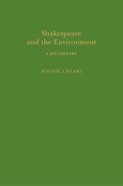 Shakespeare and the Environment: A Dictionary, PDF eBook