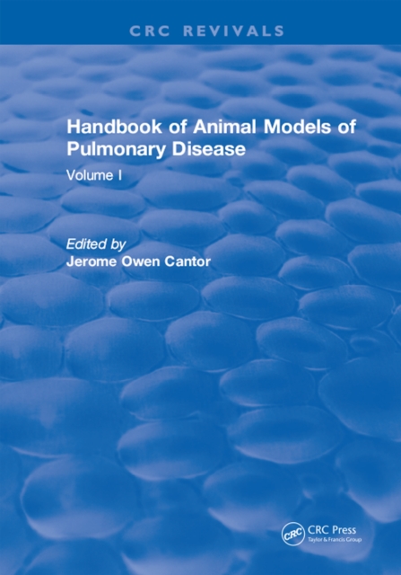 CRC Handbook of Animal Models of Pulmonary Disease : Volume I, PDF eBook