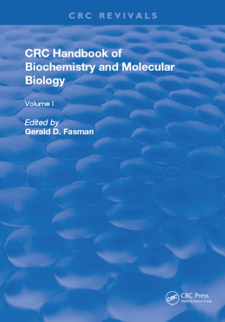 Handbook of Biochemistry : Section D Physical Chemical Data, Volume I, EPUB eBook