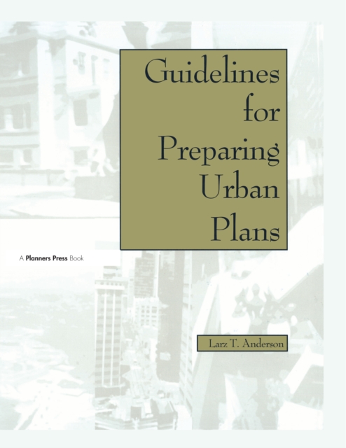 Guidelines for Preparing Urban Plans, PDF eBook