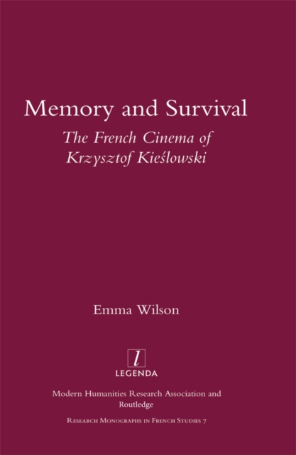 Memory and Survival the French Cinema of Krzysztof Kieslowski, PDF eBook