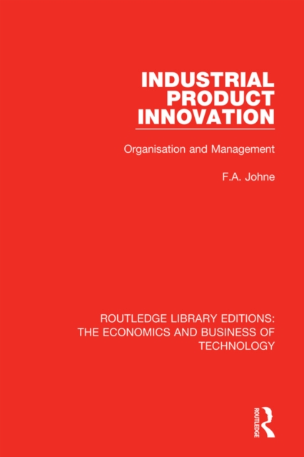 Industrial Product Innovation, PDF eBook