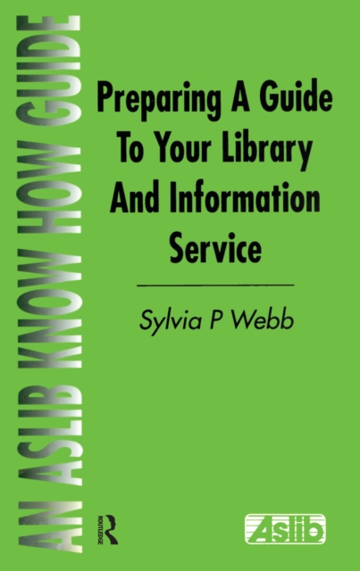 Preparing a Guide to your Library and Information Service, EPUB eBook