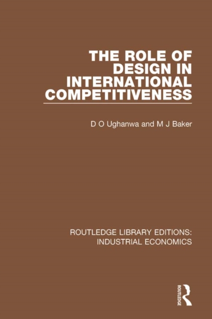 The Role of Design in International Competitiveness, PDF eBook