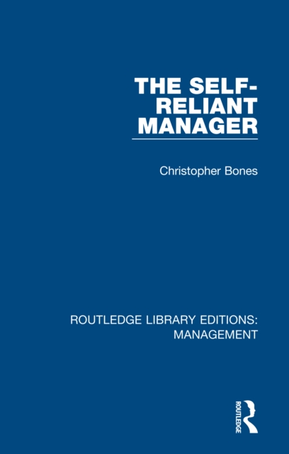 The Self-Reliant Manager, PDF eBook