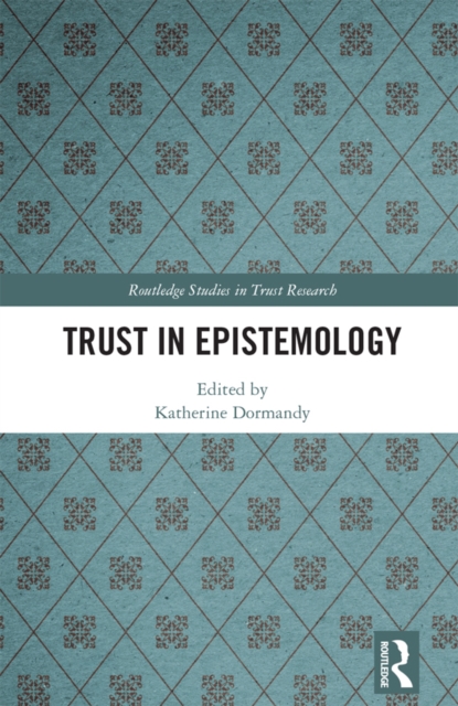 Trust in Epistemology, PDF eBook