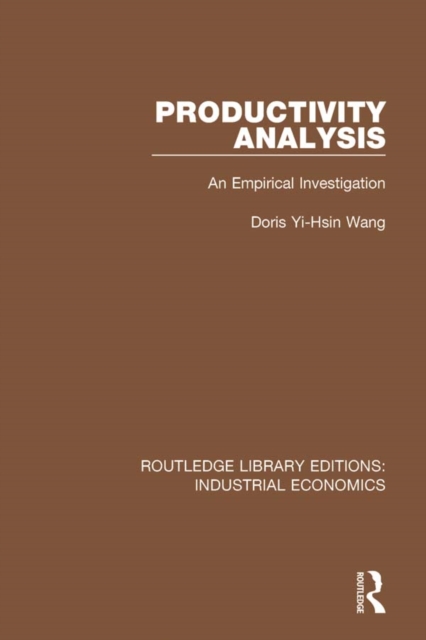 Productivity Analysis : An Empirical Investigation, EPUB eBook