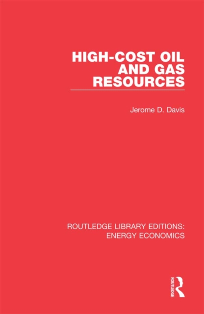 High-cost Oil and Gas Resources, EPUB eBook