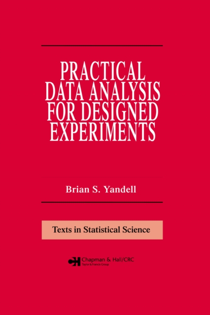 Practical Data Analysis for Designed Experiments, PDF eBook