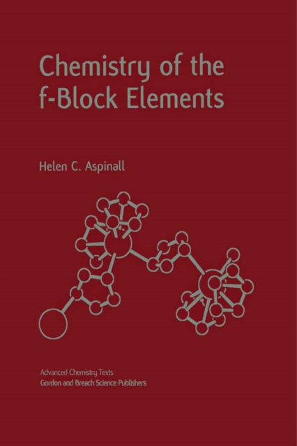 Chemistry of the f-Block Elements, EPUB eBook