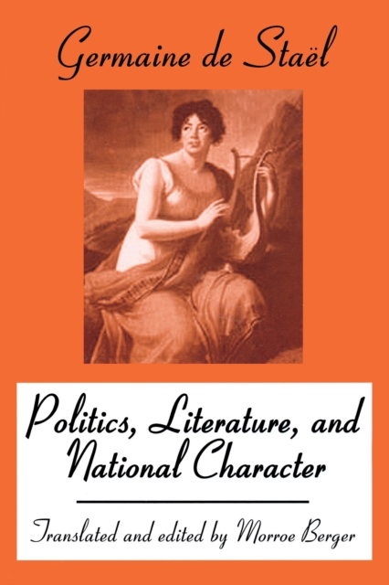Politics, Literature and National Character, PDF eBook