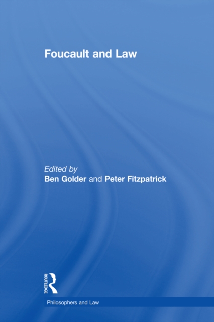 Foucault and Law, PDF eBook