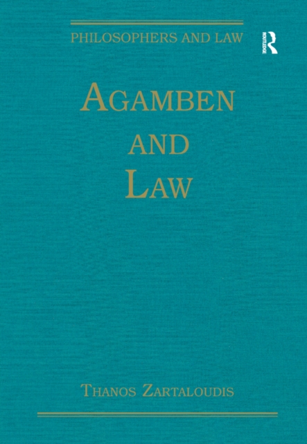 Agamben and Law, PDF eBook