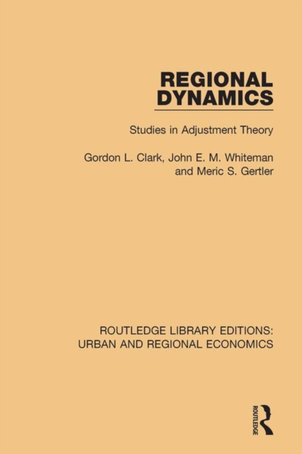 Regional Dynamics : Studies in Adjustment Theory, PDF eBook