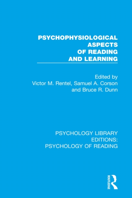 Psychophysiological Aspects of Reading and Learning, PDF eBook