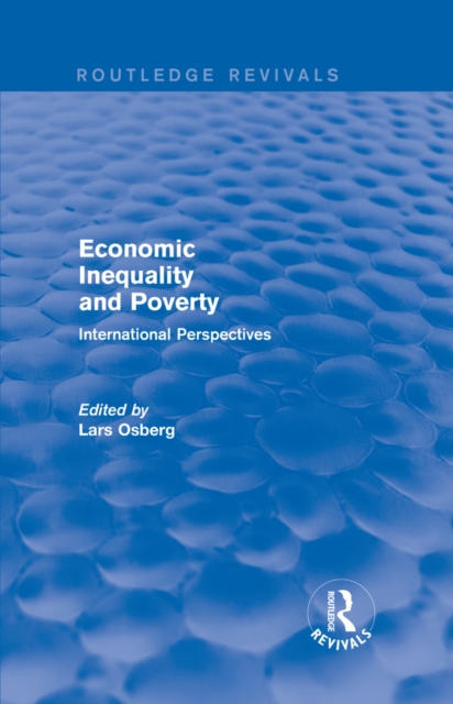 Economic Inequality and Poverty : International Perspectives, EPUB eBook