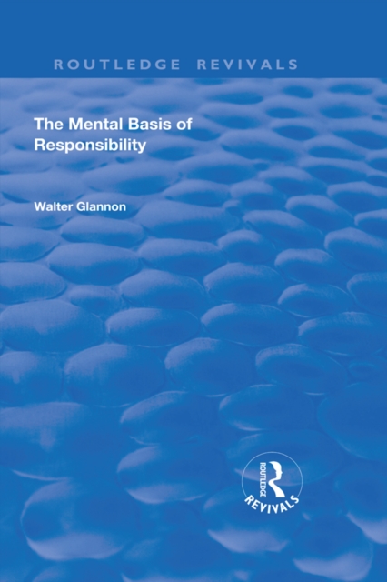 The Mental Basis of Responsibility, EPUB eBook
