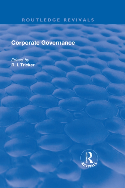 Corporate Governance : Values, Ethics and Leadership, PDF eBook