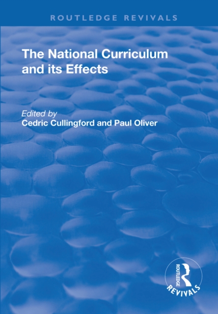 The National Curriculum and its Effects, EPUB eBook