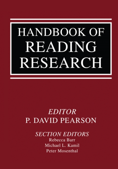 Handbook of Reading Research, EPUB eBook