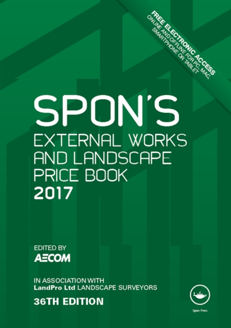 Spon's External Works and Landscape Price Book 2017, EPUB eBook