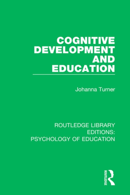 Cognitive Development and Education, PDF eBook
