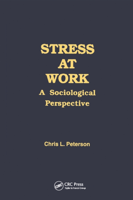 Stress at Work : A Sociological Perspective, EPUB eBook