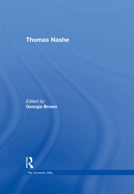 Thomas Nashe, EPUB eBook