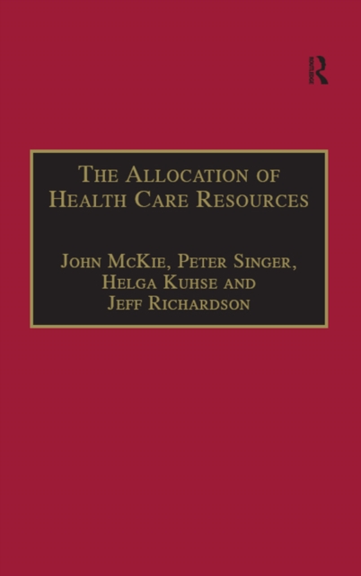 The Allocation of Health Care Resources : An Ethical Evaluation of the 'QALY' Approach, PDF eBook