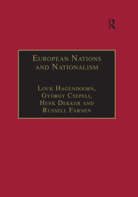 European Nations and Nationalism : Theoretical and Historical Perspectives, EPUB eBook