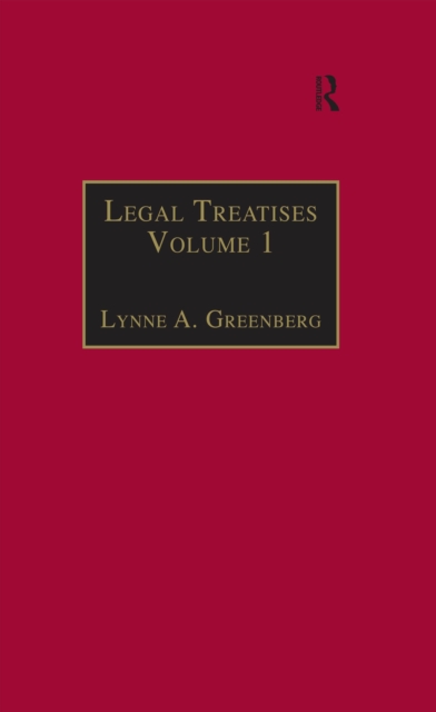 Legal Treatises : Essential Works for the Study of Early Modern Women, Series III, Part One, Volume 1, EPUB eBook