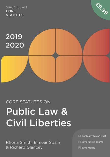 Core Statutes on Public Law & Civil Liberties 2019-20, PDF eBook