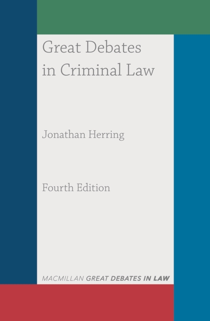 Great Debates in Criminal Law, EPUB eBook