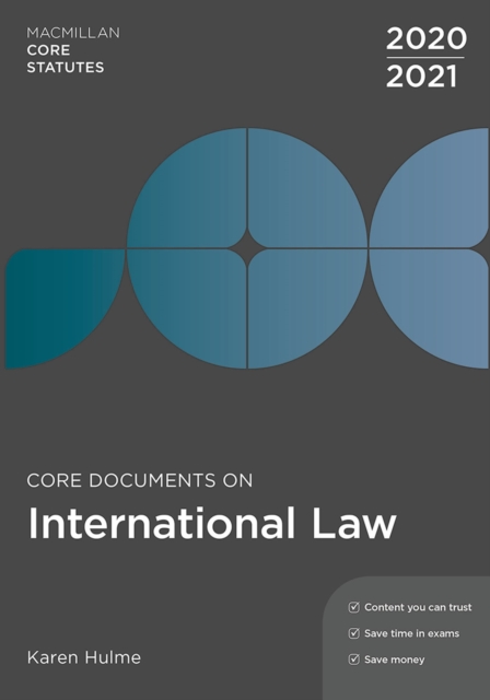 Core Documents on International Law 2020-21, Paperback / softback Book