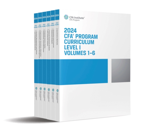 2024 CFA Program Curriculum Level I Box Set, PDF eBook