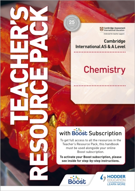 Cambridge International AS & A Level Chemistry Teacher's Resource Pack with Boost Subscription, Multiple-component retail product Book