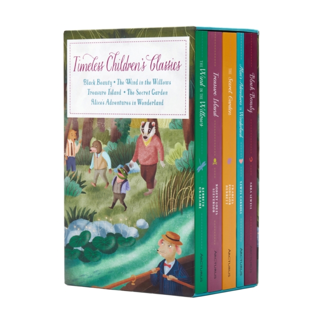 Timeless Children's Classics : Black Beauty - The Wind in the Willows - Treasure Island - The Secret Garden - Alice's Adventures in Wonderland, Mixed media product Book