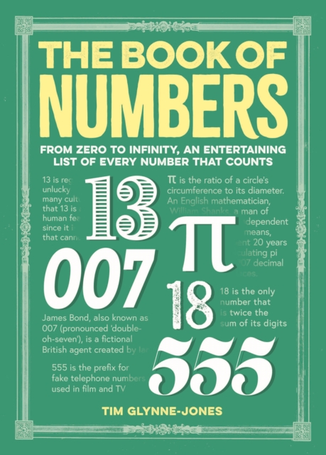 The Book of Numbers : From Zero to Infinity, An Entertaining List of Every Number That Counts, Hardback Book