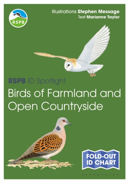 RSPB ID Spotlight - Birds of Farmland and Open Countryside, Fold-out book or chart Book