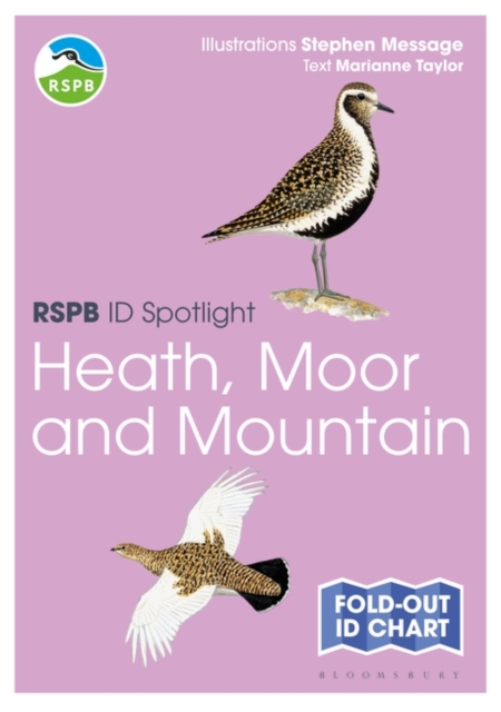RSPB ID Spotlight - Birds of Heath, Moor and Mountain, Fold-out book or chart Book