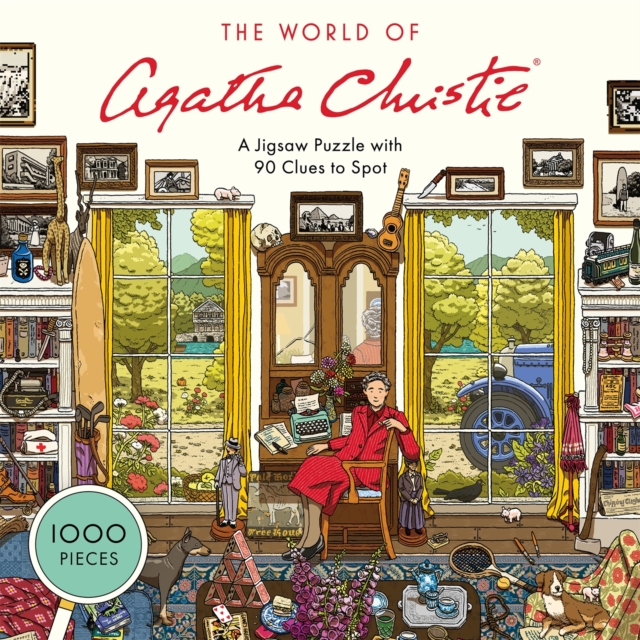 The World of Agatha Christie: 1000-piece Jigsaw : 1000-piece jigsaw with 90 clues to spot: The perfect family gift for fans of Agatha Christie, Jigsaw Book