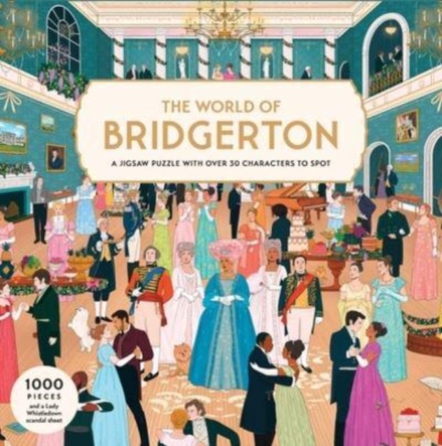 The World of Bridgerton : A 1000-piece jigsaw puzzle with over 30 characters to spot, Jigsaw Book