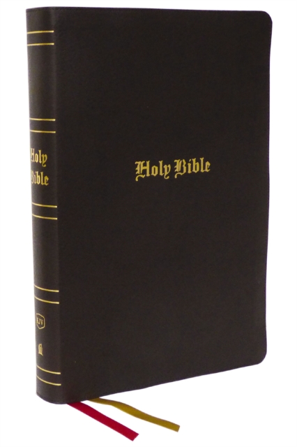 KJV Holy Bible: Super Giant Print with 43,000 Cross References, Brown Bonded Leather, Red Letter, Comfort Print (Thumb Indexed): King James Version, Leather / fine binding Book