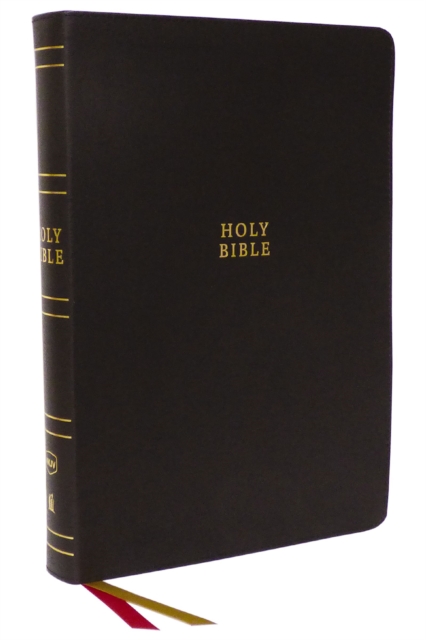 NKJV Holy Bible, Super Giant Print Reference Bible, Brown Bonded Leather, 43,000 Cross References, Red Letter, Thumb Indexed, Comfort Print: New King James Version, Leather / fine binding Book