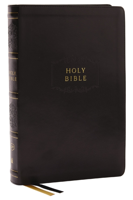 KJV Holy Bible with 73,000 Center-Column Cross References, Black Leathersoft, Red Letter, Comfort Print: King James Version, Leather / fine binding Book