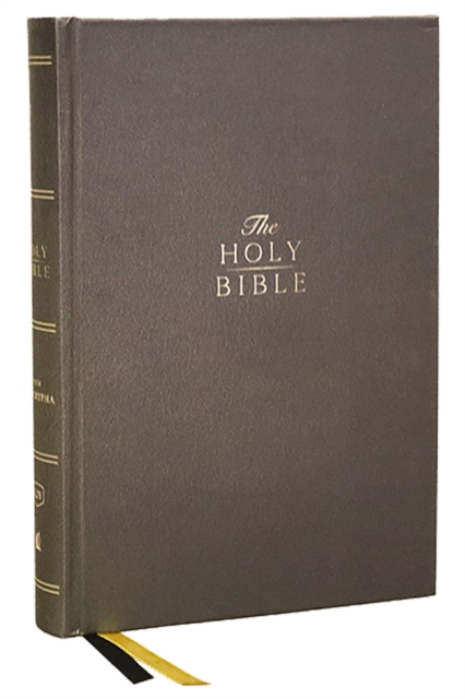KJV Holy Bible with Apocrypha and 73,000 Center-Column Cross References, Hardcover, Red Letter, Comfort Print: King James Version, Hardback Book