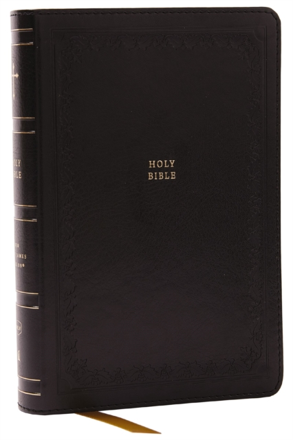 NKJV Compact Paragraph-Style Bible w/ 43,000 Cross References, Black Leathersoft, Red Letter, Comfort Print: Holy Bible, New King James Version : Holy Bible, New King James Version, Leather / fine binding Book
