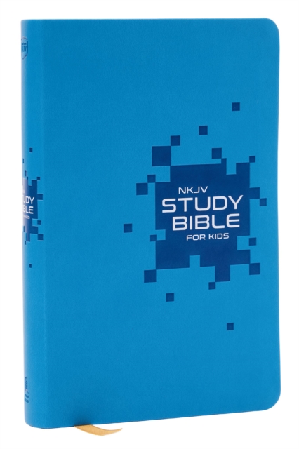 NKJV Study Bible for Kids, Blue Leathersoft:  The Premier Study Bible for Kids, Leather / fine binding Book